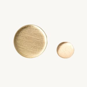 Dot Stud Earring, yellow gold