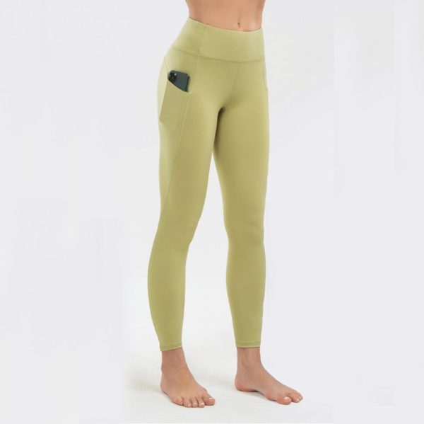 Blue Large Size Hip-lifting Yoga Pants - Image 3