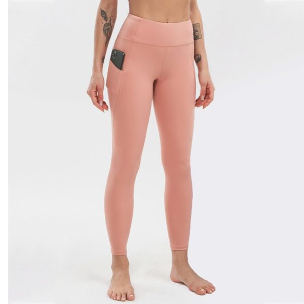 Blue Large Size Hip-lifting Yoga Pants - Image 5