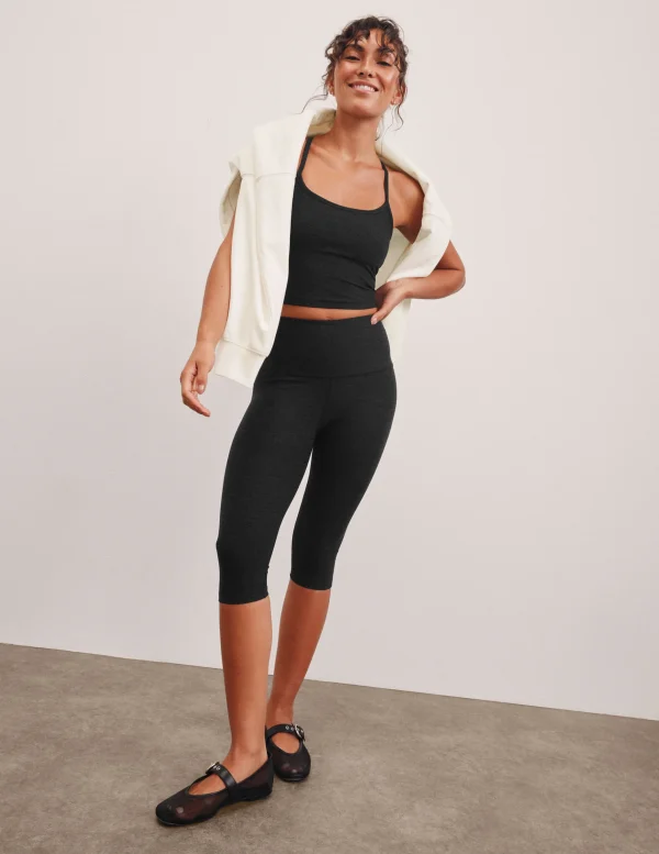 High-Waisted Spacedye Pedal Pusher Legging - Image 5