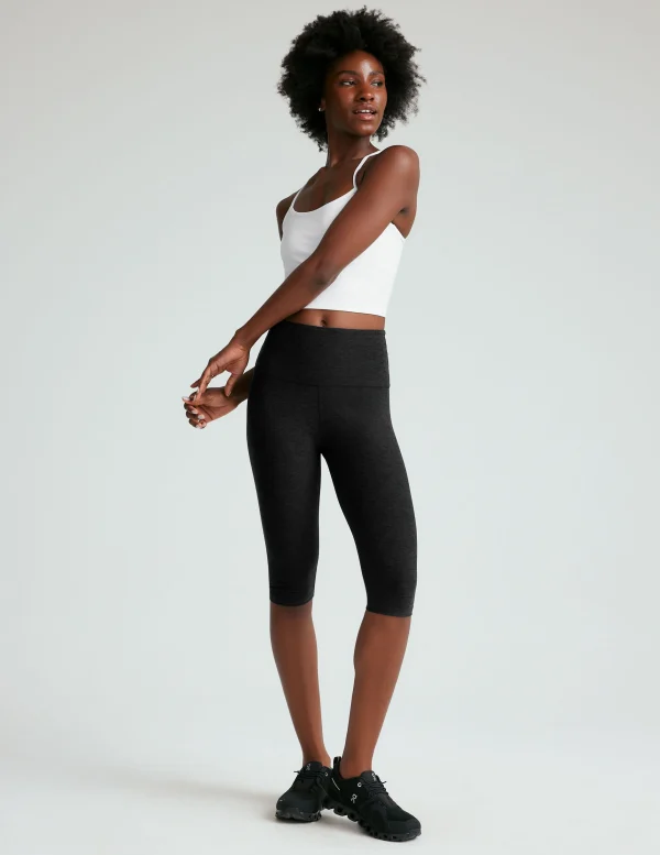 High-Waisted Spacedye Pedal Pusher Legging - Image 3