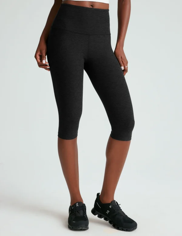 High-Waisted Spacedye Pedal Pusher Legging