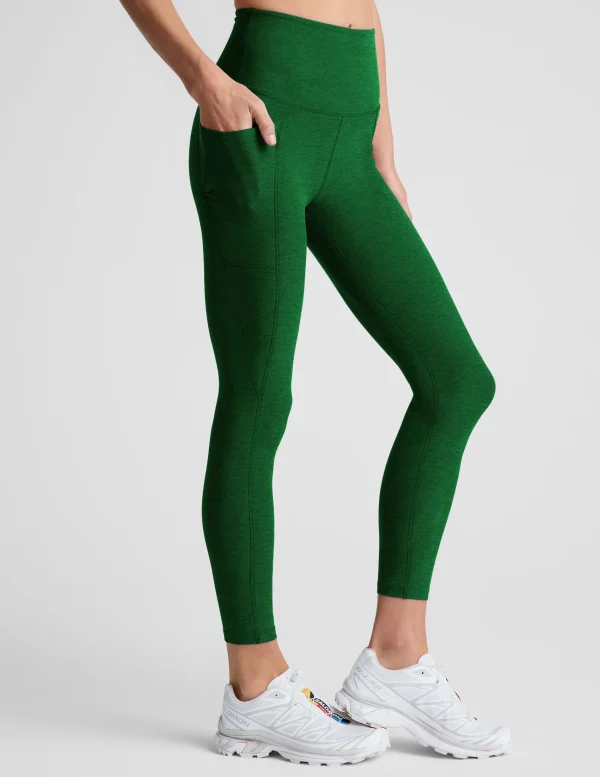 Pocket High Waisted Midi Legging - Image 3
